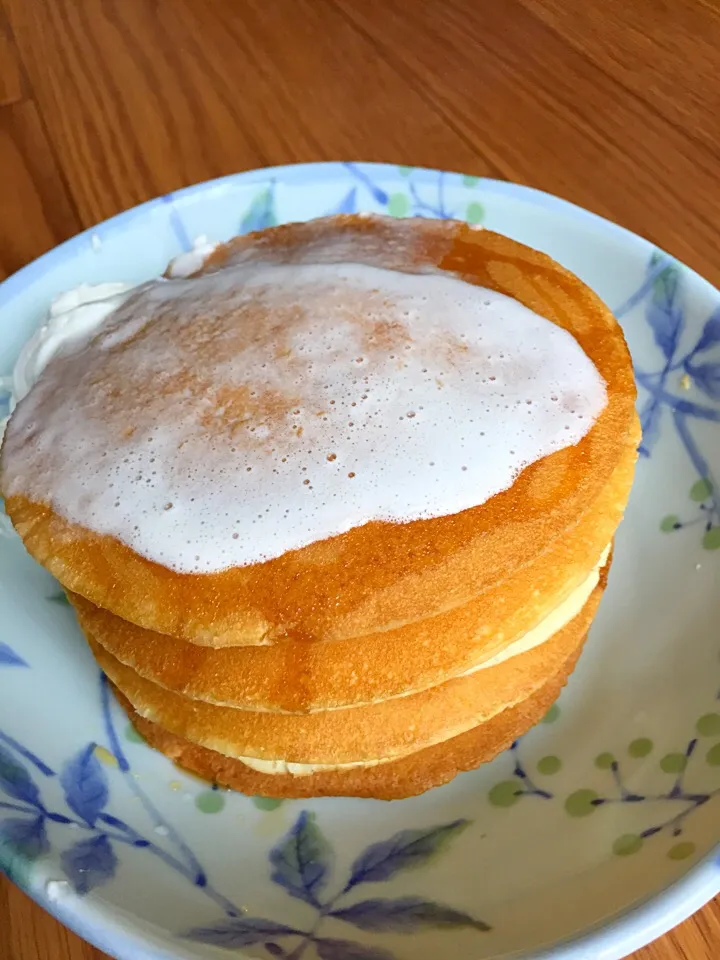 ホットケーキ   クリームが・・・|るみおんさん