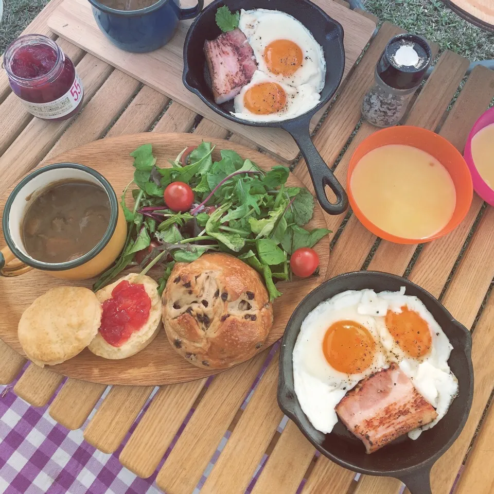 Camp朝ごパン。|なのんさん