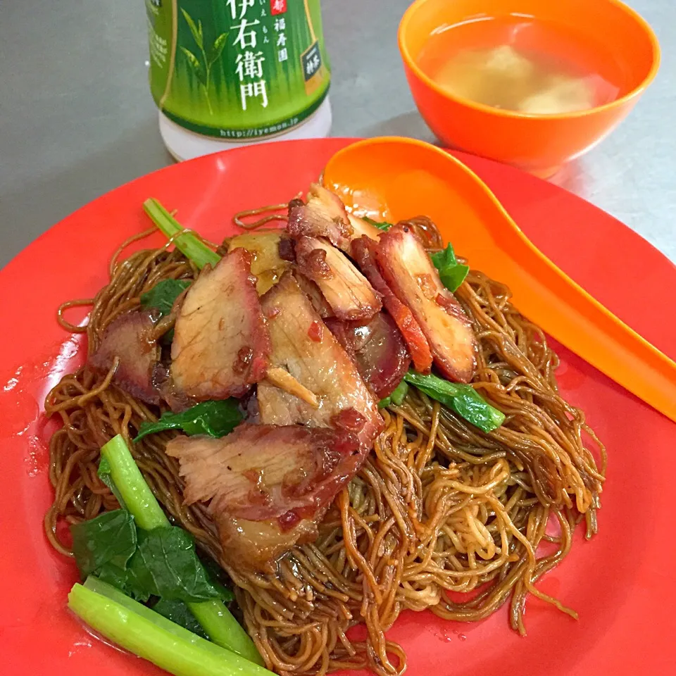 叉烧面 char siu mee dry|maixx ใหม่さん