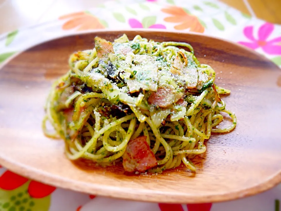 お手製ジェノベーゼのパスタ|なおさん