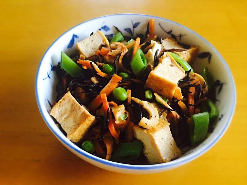 厚揚げのひじき煮|とんすけ😋さん