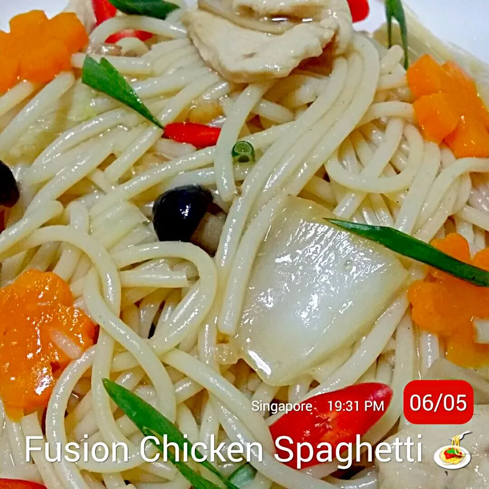 Fusion Chicken Spaghetti 🍝|Chua Jeanさん