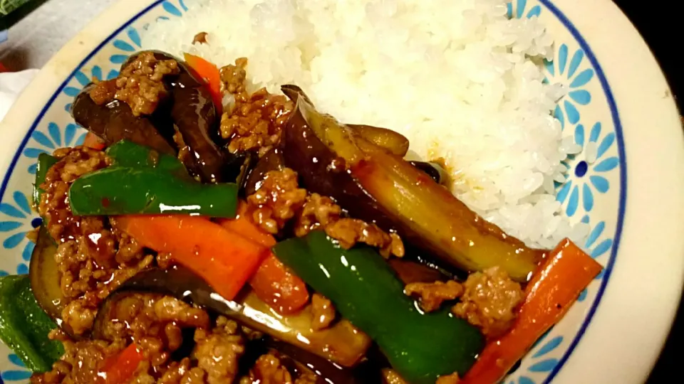 Cook Doの麻婆茄子丼！|あまねさん