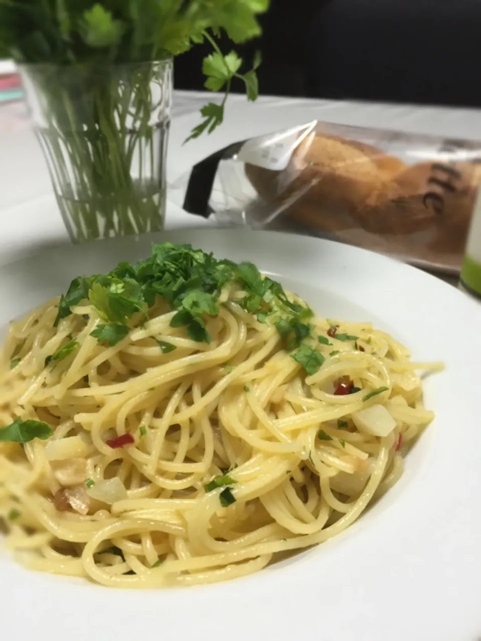 Snapdishの料理写真:アーリオ・オーリオ・ペペロンチーノ|あっくん☕️Papaさん