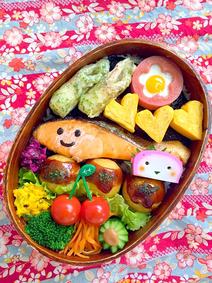 Snapdishの料理写真:今日の息子のお弁当2015/05/07|ミホさん