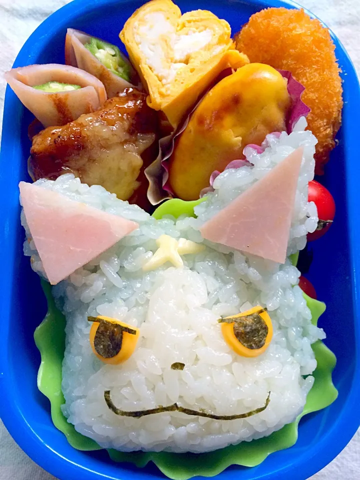 Snapdishの料理写真:Lunch box☆Yo-Kai Watch❗Fuyunyan🐱ﾌﾕﾆｬﾝ|🌈Ami🍻さん