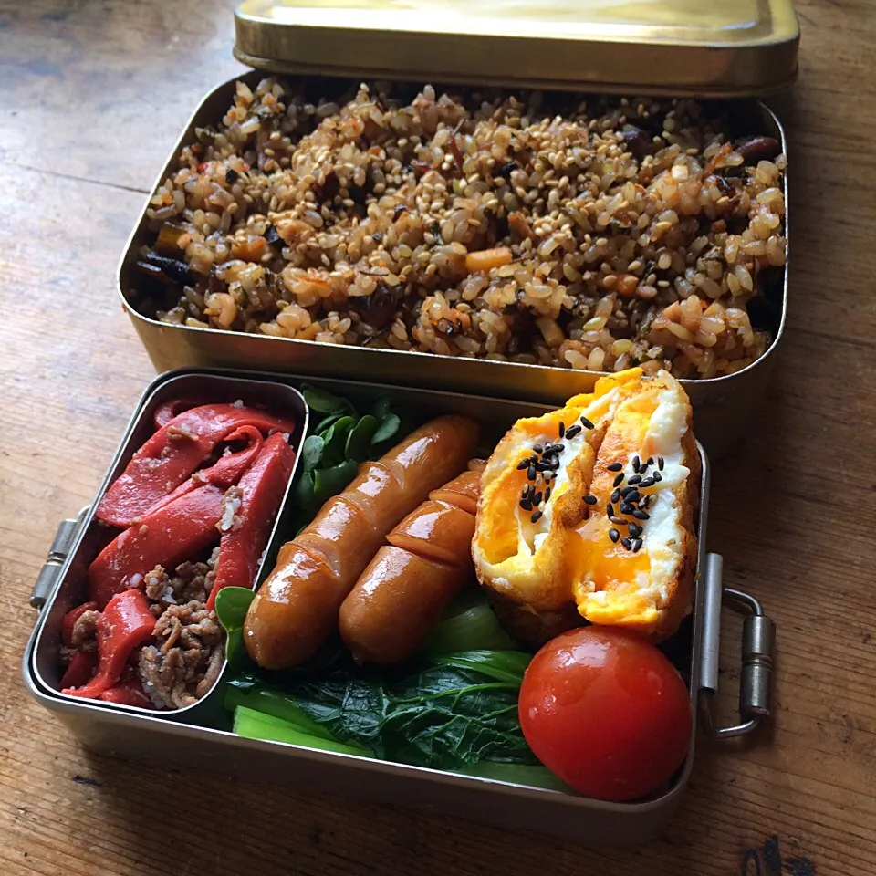 Snapdishの料理写真:今日のお弁当‼︎ 7 May|Yoshinobu Nakagawaさん