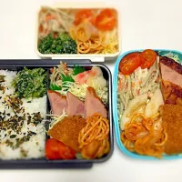 Snapdishの料理写真:全部盛り親父弁当|るるさん