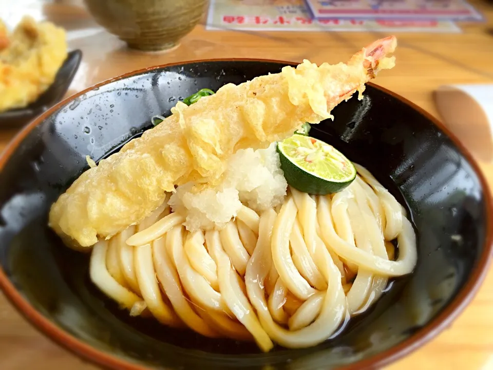 がいな製麺所 すだちおろしぶっかけ海老天うどん（冷）|Shigeruさん