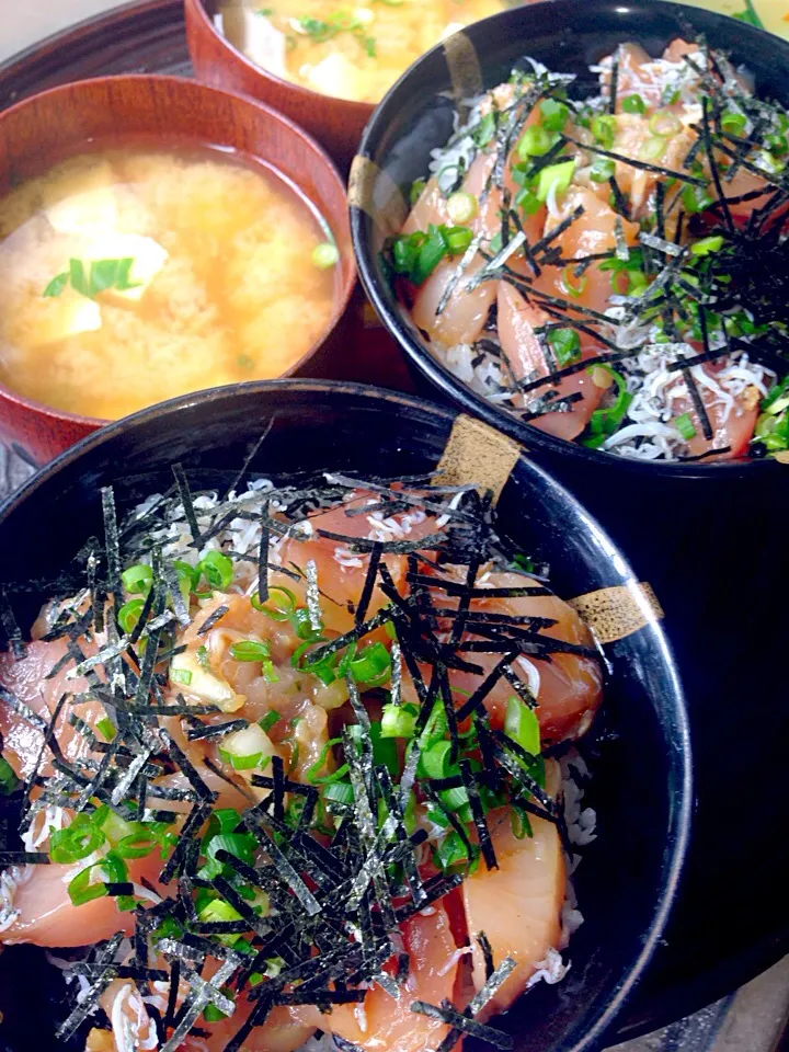 ビンチョウマグロのづけ丼|ちーちさん