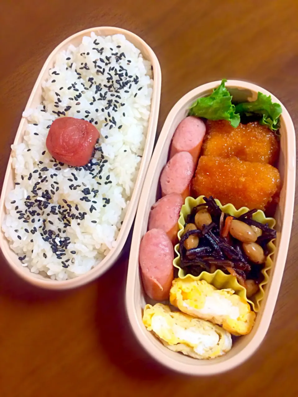 Snapdishの料理写真:チキンカツ弁当|スヌンピさん