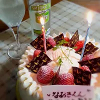 Snapdishの料理写真:Happy Birthday☆。.:＊・゜
今日は長男二十歳の誕生日󾬏
本人は朝から頭痛くて大学休んでます󾭜|nonkoさん