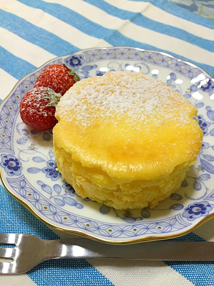 材料混ぜるだけ💓ゆっくり焼きっぱなし💖の    チーズケーキ(*☻-☻*)|ようこさん