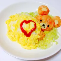 Snapdishの料理写真:リラックマ♡オムライス|ゆうきさん