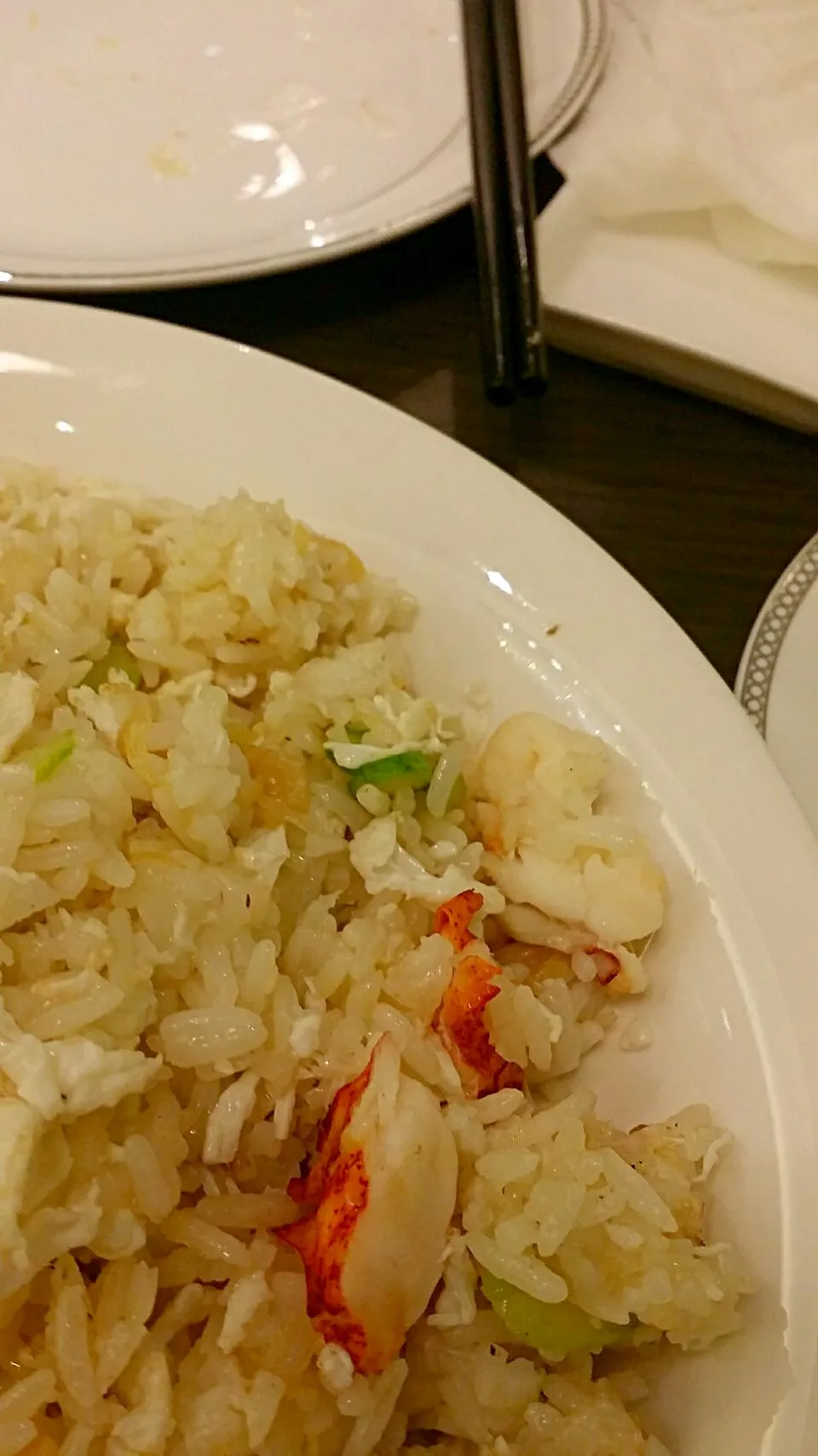 Slippery Lobster fried rice with Asparagus|jorccyさん