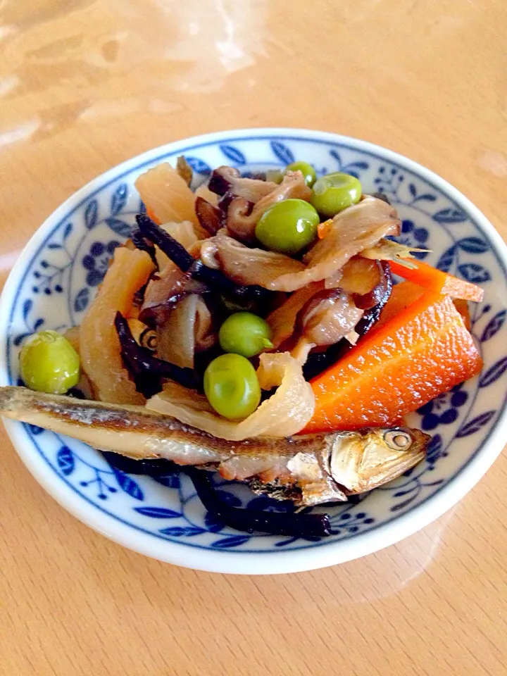 出汁いりこも食べます🐟切り干し大根|かわちさん