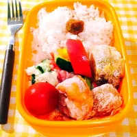 唐揚げ（冷凍）のお弁当〜|sayakaさん