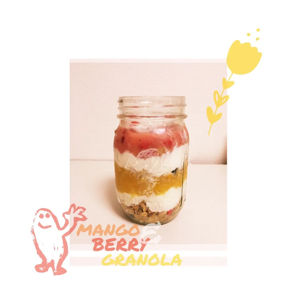 mango＆berry × granola ♪|kaaaaaamさん