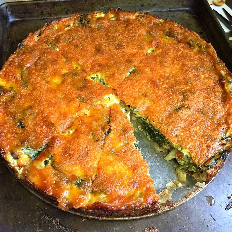 Spinach Quiche / ほうれん草とシメジのキッシュ|NozomiSさん