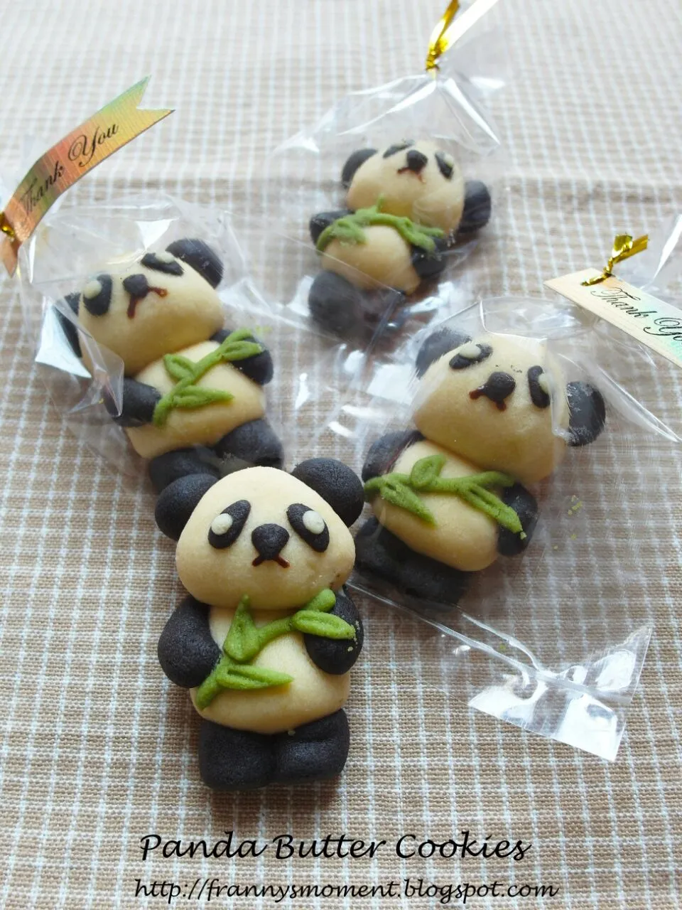 Homemade panda butter cookies|Frannyさん