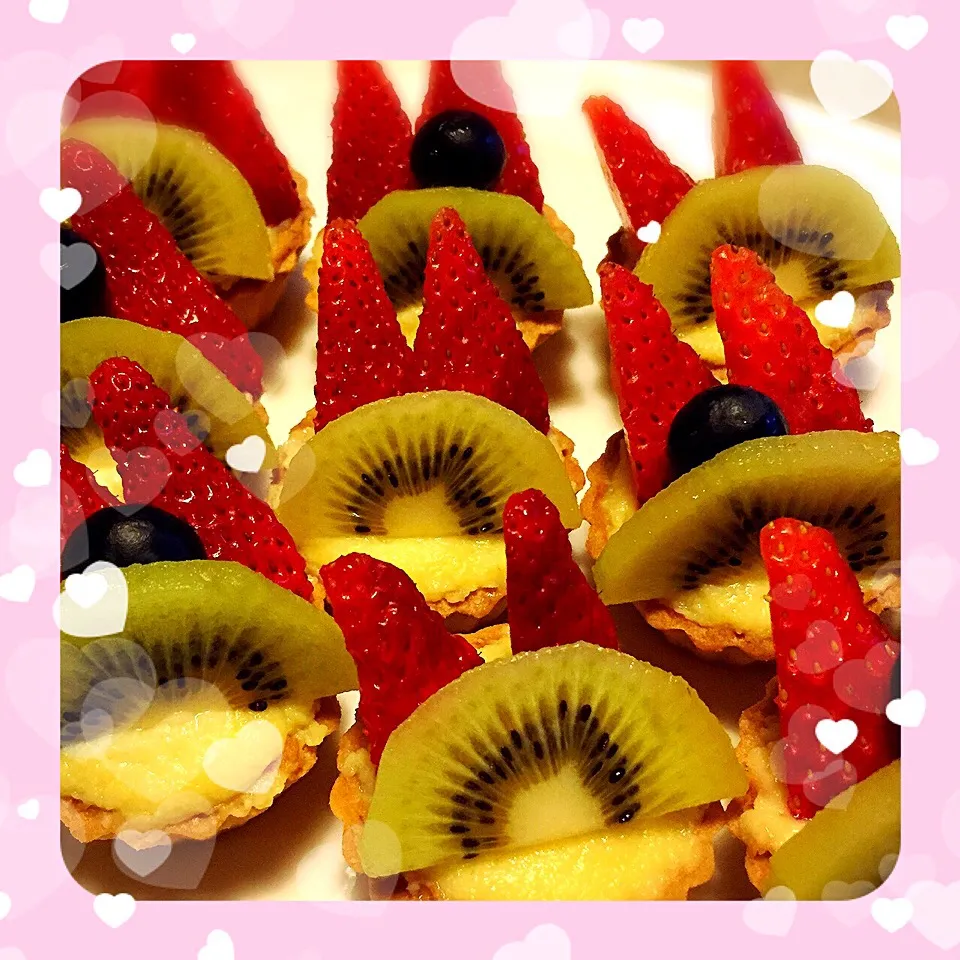 Snapdishの料理写真:またまた…タルト作っちゃいました🍓🍓|Makikoさん