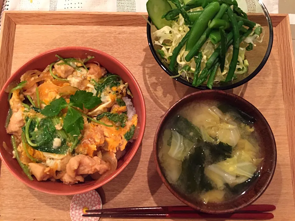 親子丼|おーさわさん