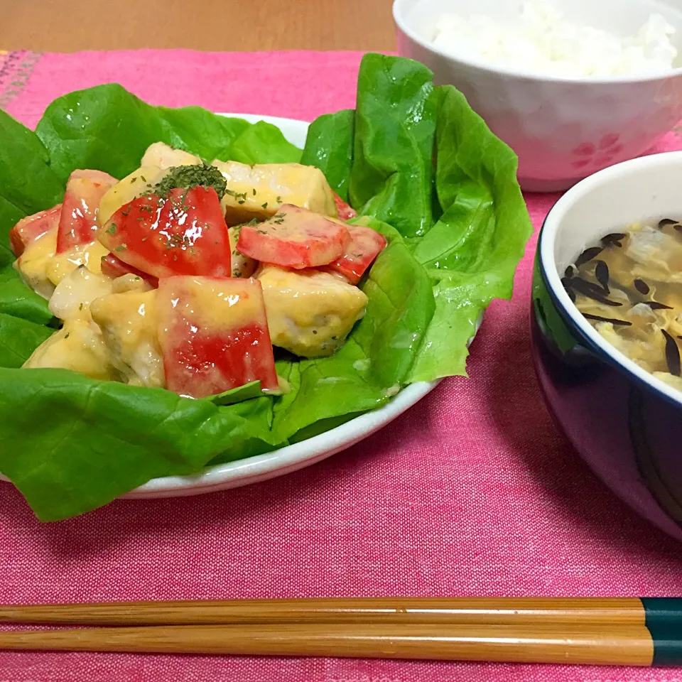 鶏むね肉のチリマヨあえ|yuuiさん