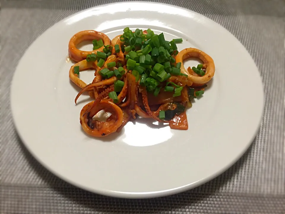 イカのピリ辛中華炒め|ホッシーさん