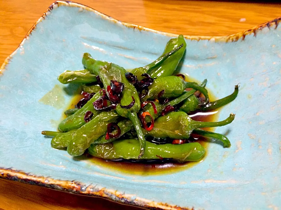 tachiさんの料理 万願寺唐辛子の甘辛|風流料理人さん