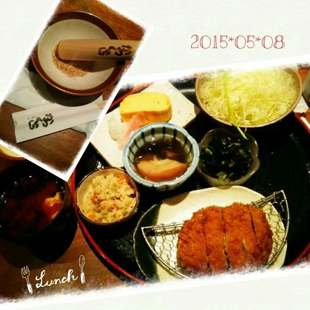 友達とランチ☀🍴 #とんかつ かつくら|Yukariさん