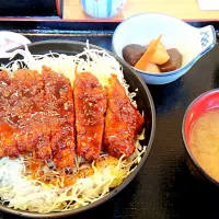 Snapdishの料理写真:伊那谷名物ソースカツ丼|チャンコヤーマ♡さん