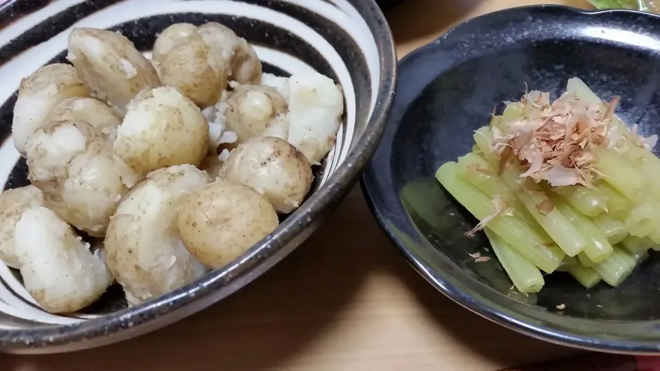 しんじゃが粉ふきいもバター風味
ふき煮|かつこ ともこさん