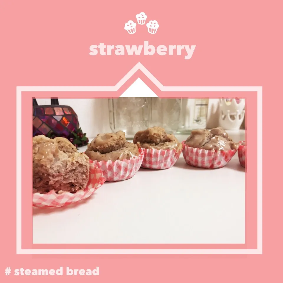 strawberry steamed bread ♪|kaaaaaamさん