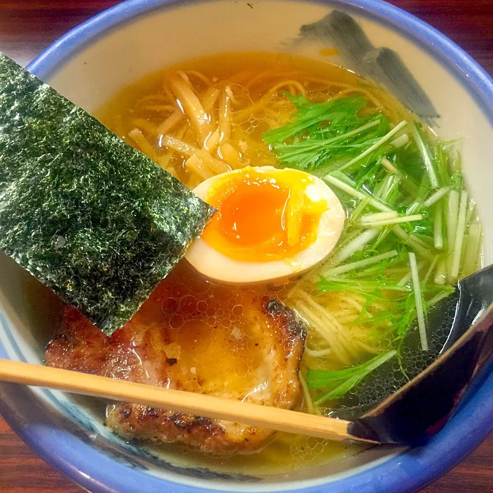 ゆず塩ラーメン|ねこ社長さん