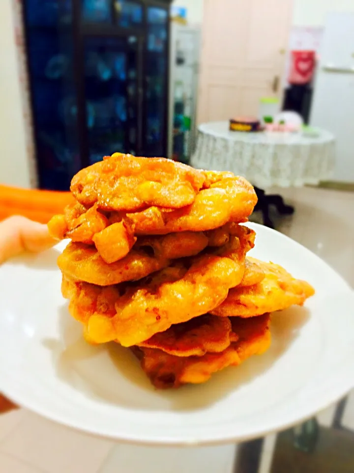 Corn fritter|wu lan lieさん