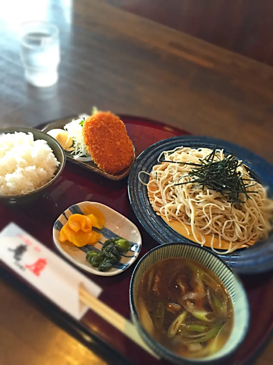 鴨ざるランチ|古山さん