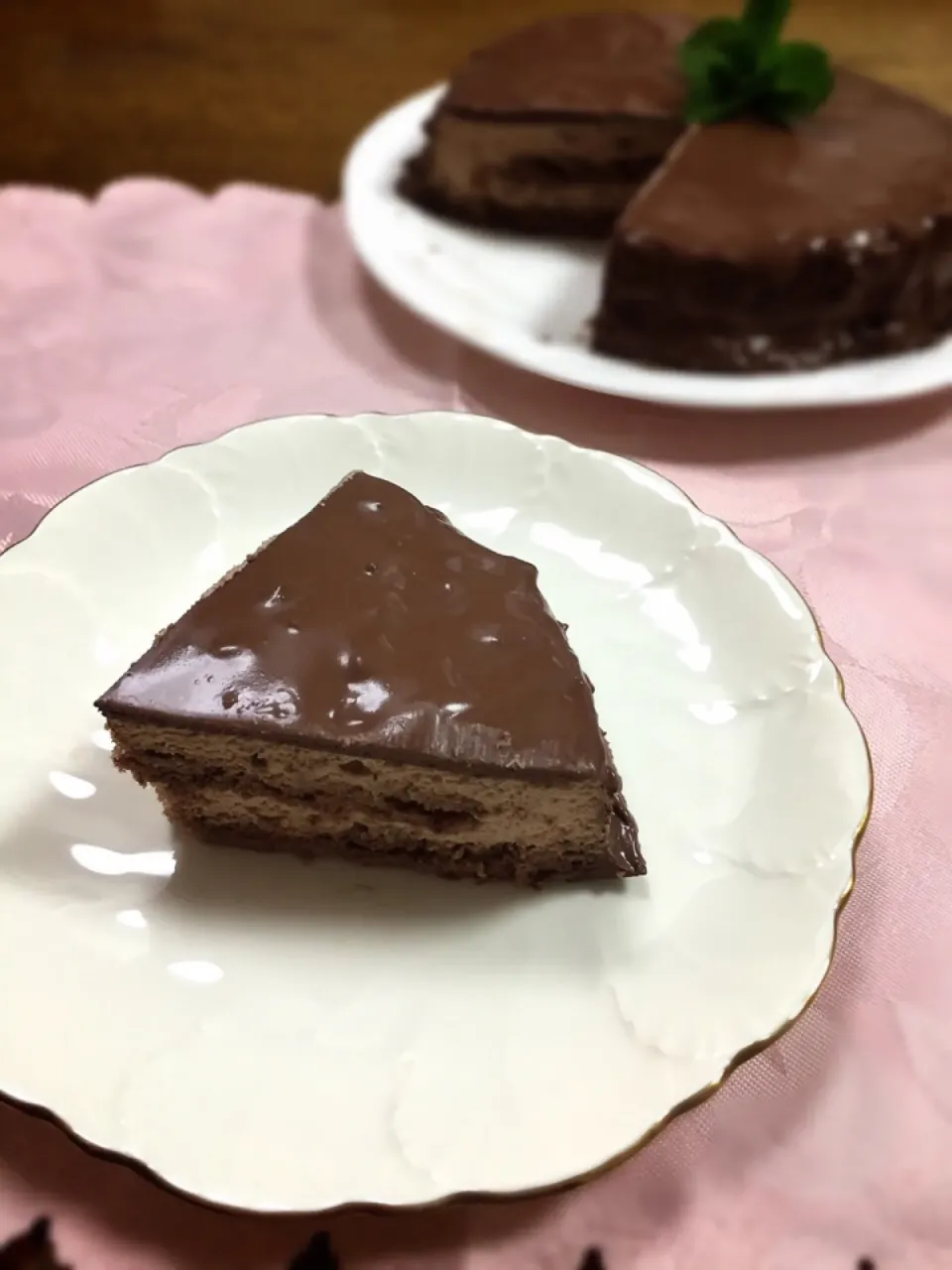 Snapdishの料理写真:くららさんの料理 チョコレートムースケーキ🎂|krchopさん