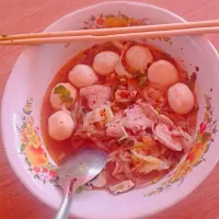 ก๋วยเตี๋ยว หมูลูกชิ้น เด้งงงง. 😊😊😊
#. ทำเอง By เชฟโบว์ 555 5. 🍜🍜🍜🍜🍜|Bokery Zaさん