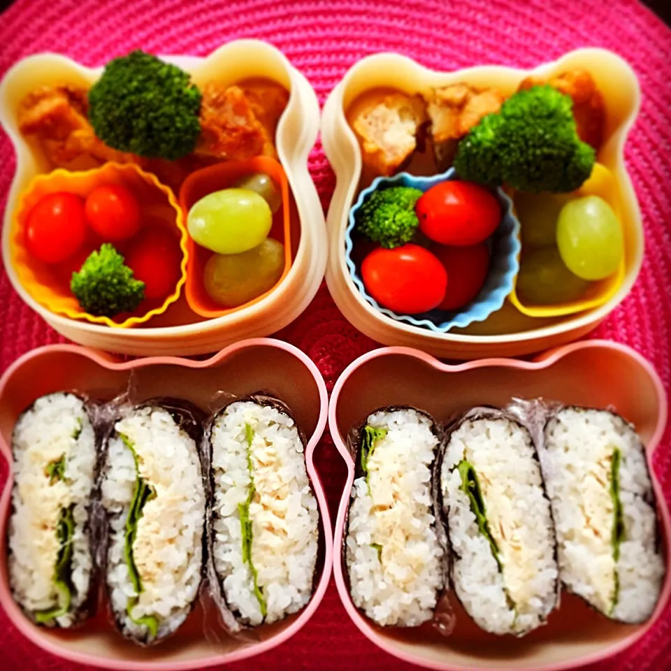 ツナおにぎらず弁当|ここなっつさん