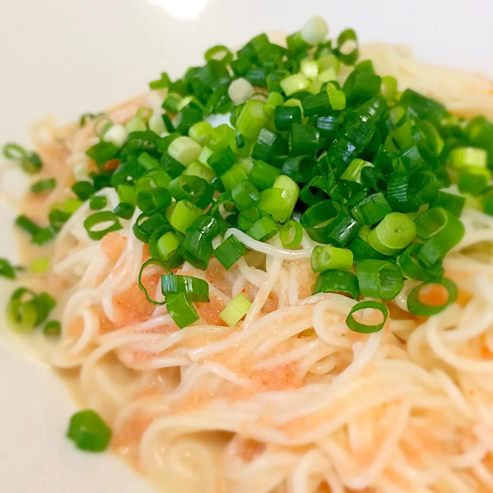 明太子と豆乳のカルボナーラ風そうめん|keroさん