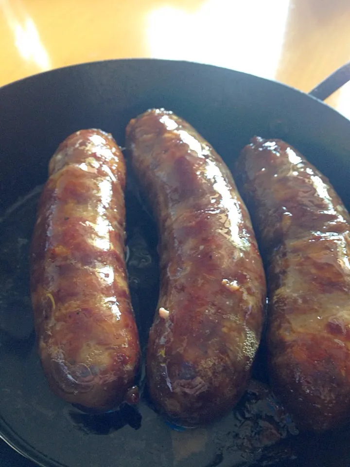 Smoked Wild Boar sausages 自家燻製猪肉ソーセージ|Funky Chefさん