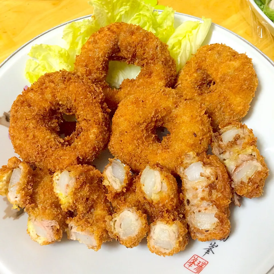 onion ring tonkatsu|gachiyunaoさん