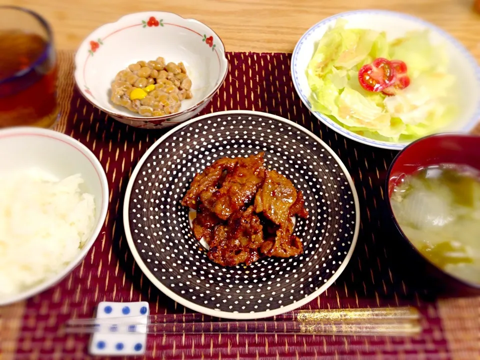 今日のお夕飯＊5/10|ゆきぼぅさん