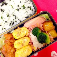 Snapdishの料理写真:肉を食べない女子高生のお弁当|Mitsu Tomaさん