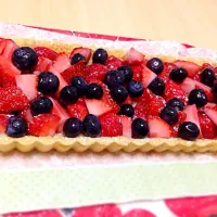 衝動で作るベリーのタルト|ぱんだたいむさん