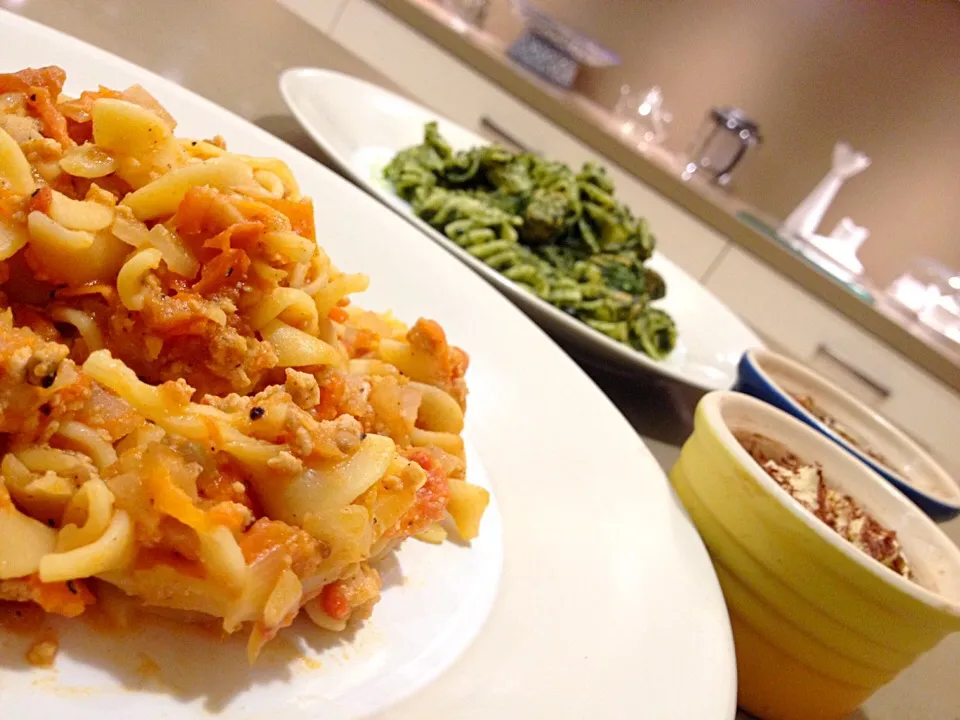 Tomato and Pesto Pasta❤️|Anna🍎さん