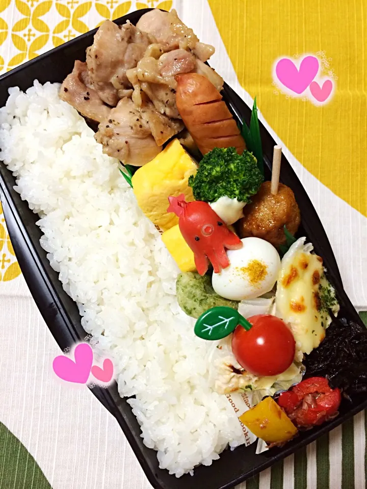 Snapdishの料理写真:旦那さんのお弁当|ゆ◎◯◎☆さん