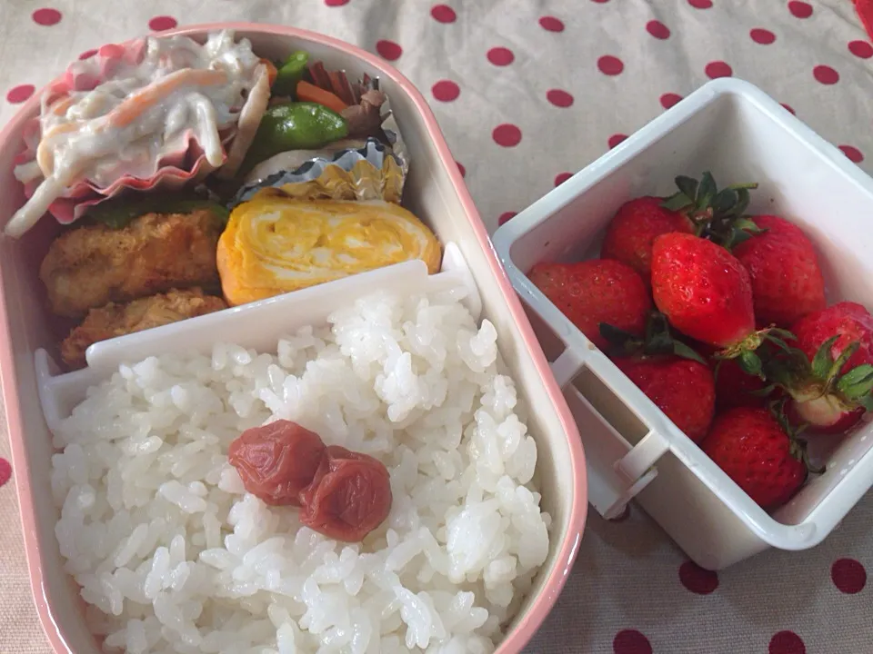 Snapdishの料理写真:5月11日 ふつ〜のお弁当|sakuramochiさん