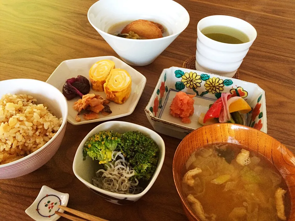 ありものおかずで朝和食|こんぶさん