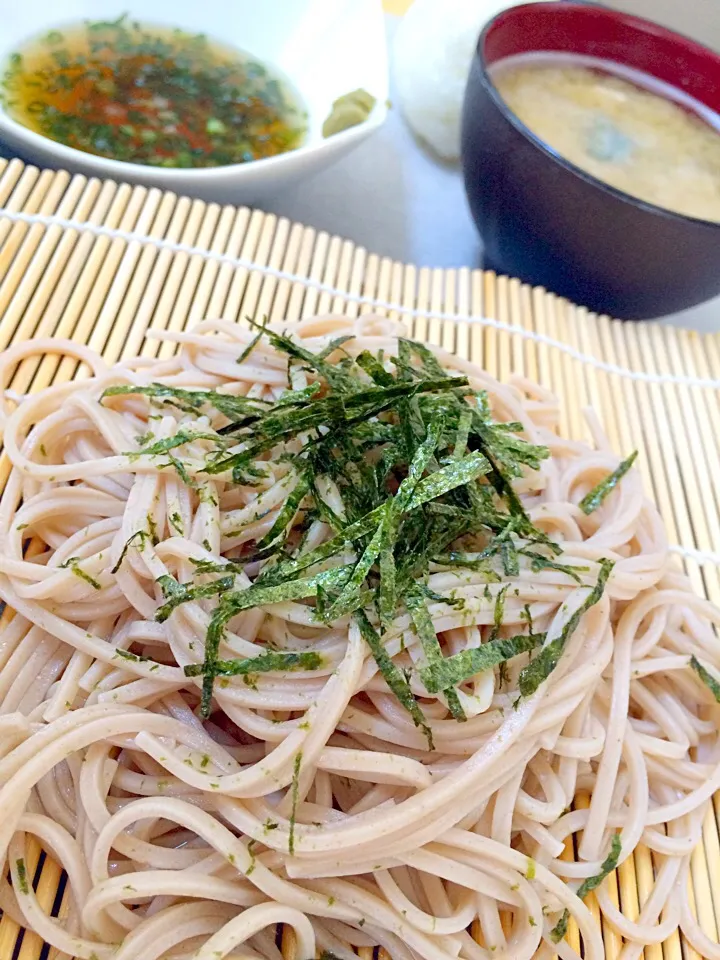 如何しても、ざる蕎麦が食べたくて！柚子胡椒のっけて食べる❣|R-Kさん